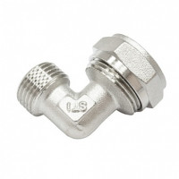 Уголок STI обжим с НР 20х1/2" Уголок STI обжим с НР 20х1/2"