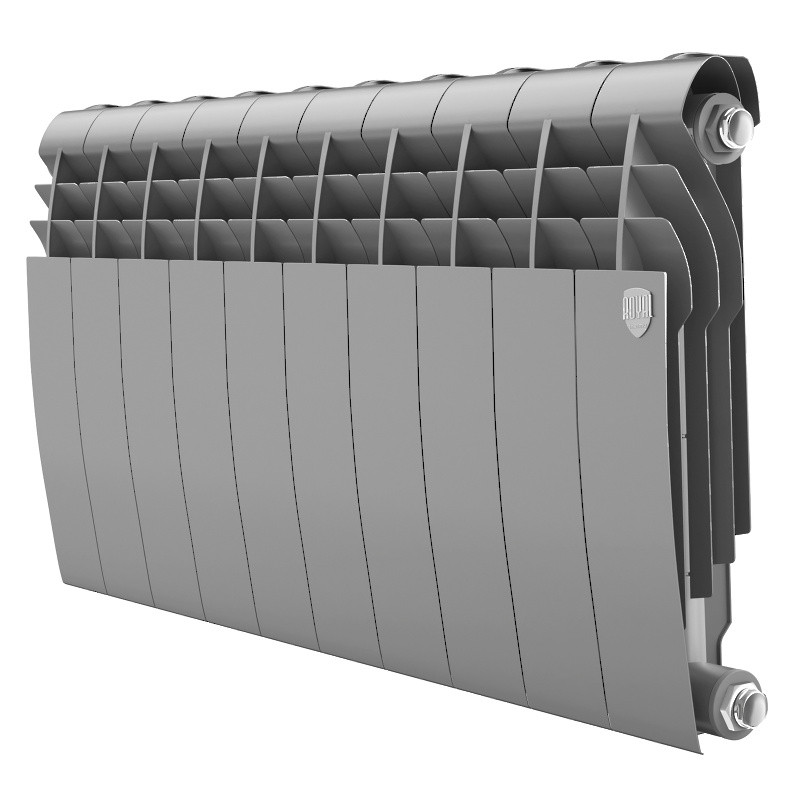 Радиатор Royal Thermo BiLiner 350 /Silver Satin - 10 секц