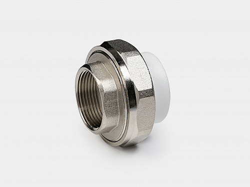 PPR Американка муфтовая ВР D40-1 1/2 усил КОНТУР PPR Американка муфтовая ВР D40-1 1/2 усил КОНТУР