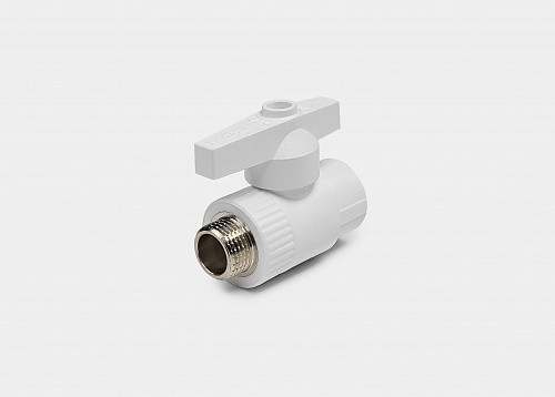 PPR Кран с резьбой НР D20-1/2 КОНТУР PPR Кран с резьбой НР D20-1/2 КОНТУР