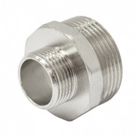 Ниппель переходной 1 1/4" x 1/2" никелированный Ниппель переходной 1 1/4" x 1/2" никелированный