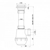 А0100/B0100 Сифон 1 1/2" 40 А0100/B0100 Сифон 1 1/2" 40