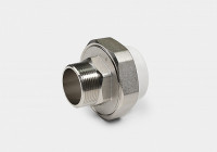 PPR Американка муфтовая НР D50-1 1/2 усил КОНТУР PPR Американка муфтовая НР D50-1 1/2 усил КОНТУР
