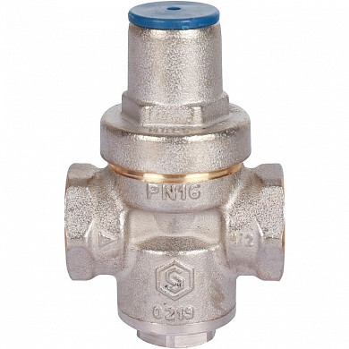 Редуктор давления STOUT вн/вн 1/2" PN16 без подкл. манометра SVS-1009-000015