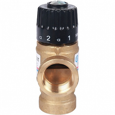 Термостатический смесительный клапан для систем отопления и ГВС STOUT 3/4" ВР 35-60 С KV 1,6 SVM-0110-166020