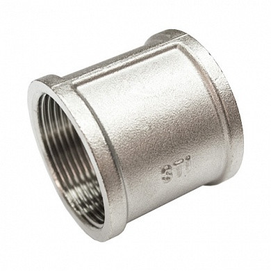 Муфта 1 1/2" никелированная Муфта 1 1/2" никелированная