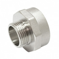 Переходник 1" х 1/2" В-Н никелированный