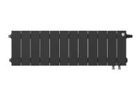 Радиатор Royal Thermo PianoForte 200 /Noir Sable - 12 секц. VDR